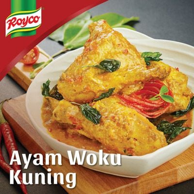 Royco Bumbu Pelezat Rasa Ayam - Royco, dengan daging & rempah berkualitas untuk hasilkan kaldu mantap, penuh citarasa!